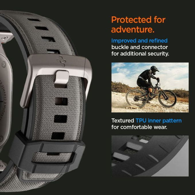 Spigen - Strap Durapro Armor for Apple Watch (42, 44, 45, 49mm), gray