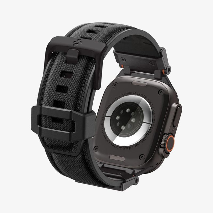 Spigen - Strap Durapro Armor for Apple Watch (42, 44, 45, 49mm), Black Edition
