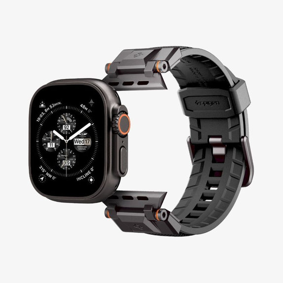 Spigen - Strap Durapro Armor for Apple Watch (42, 44, 45, 49mm), Black Edition