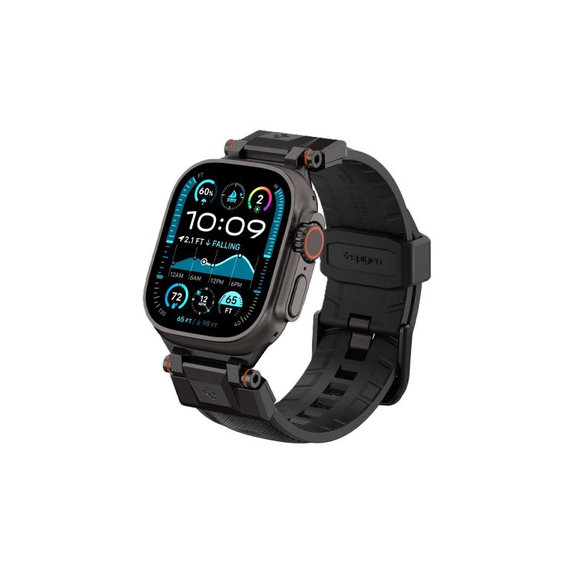 Spigen - Strap Durapro Armor for Apple Watch (42, 44, 45, 49mm), Black Edition