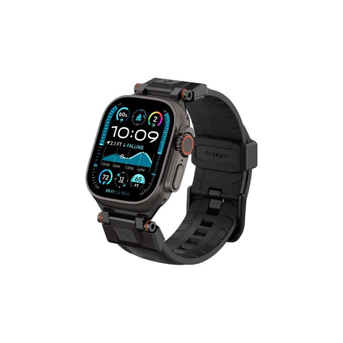 Spigen - Strap Durapro Armor for Apple Watch (42, 44, 45, 49mm), Black Edition