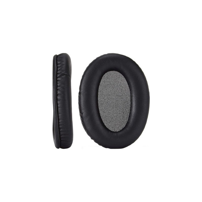Replacement Ear Pads for HyperX Cloud II, Leather, Black, 1 pair