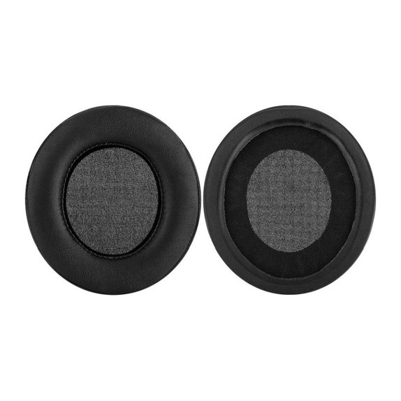 Replacement Ear Pads for Razer Nari, Kraken, Memory foam + PU Leather, Black, 1 pair