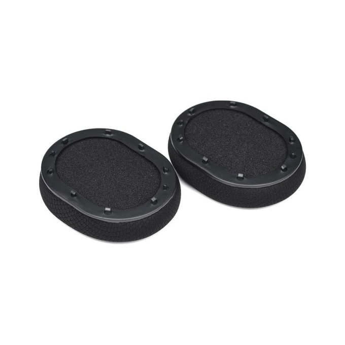 Replacement Ear Pads for Razer BlackShark, Memory foam + Textile, Black, Cooling Gel, 1 Pair