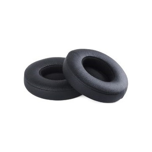 Replacement Ear Pads for Beats Solo 2, 3, Memory foam + PU leather, Black, 1 pair