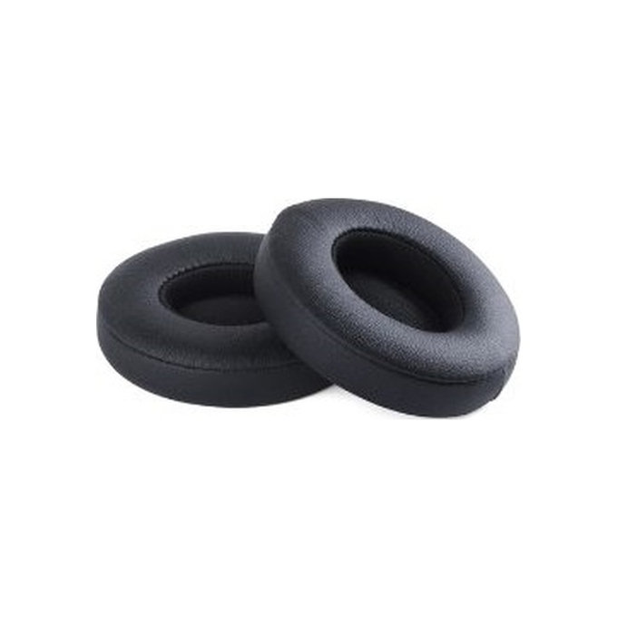 Replacement Ear Pads for Beats Solo 2, 3, Memory foam + PU leather, Black, 1 pair