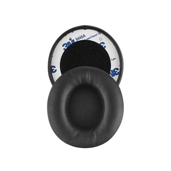 Replacement Ear Pads for Beats Solo Pro, Wireless, Memory foam + PU leather, Black, 1 pair