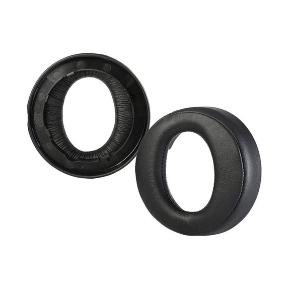 Replacement Ear Pads for Sony Playstation Platinum, Memory foam + PU leather, Black, 1 pair