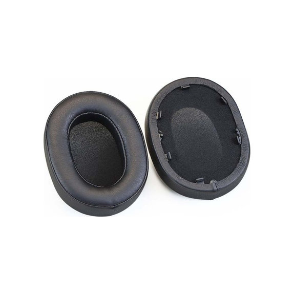 Replacement Ear Pads for Sony WH-1000XM5, Memory foam + PU leather, Black, 1 pair