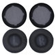 Replacement Ear Pads for JBL Live 400BT, 460NC, Memory foam + PU Leather, Black, 1 pair