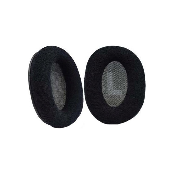 Replacement Ear Pads for Logitech G Pro X, Textile, Black, Cooling Gel, 1 pair