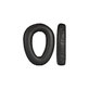 Replacement Ear Pads for Sennheiser PXC550, Memory foam + PU leather, Black, 1 pair