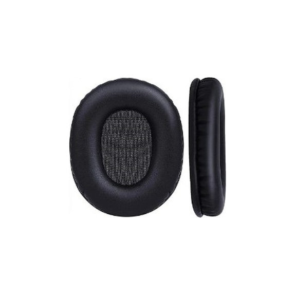 Replacement Ear Pads for Audio-Technica ATH-M50X, PU leather, Black, 1 pair