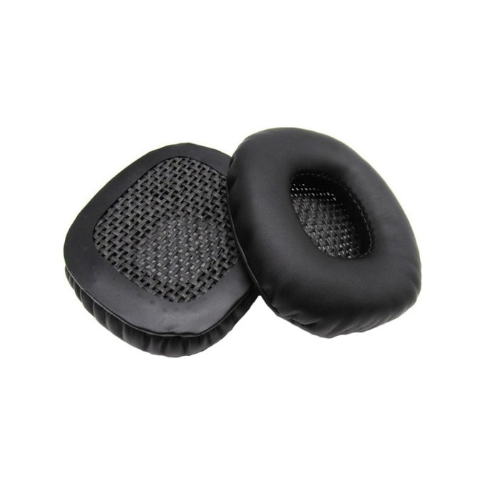 Replacement Ear Pads for Marshall Major I, II, Memory foam + PU leather, Black, 1 pair