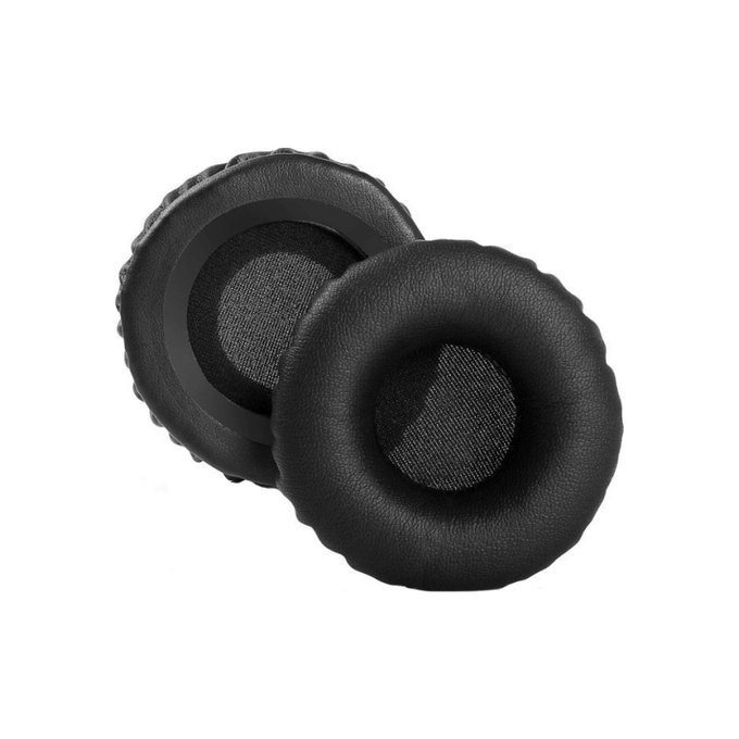 Replacement Ear Pads for Philips SHB3060, Memory foam + PU leather, Black, 1 pair