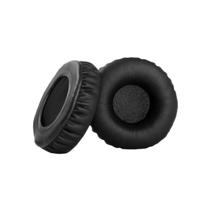 Replacement Ear Pads for Philips SHB3060, Memory foam + PU leather, Black, 1 pair