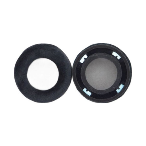Replacement Ear Pads for AKG K702, Memory foam + Suede, Black, 1 pair