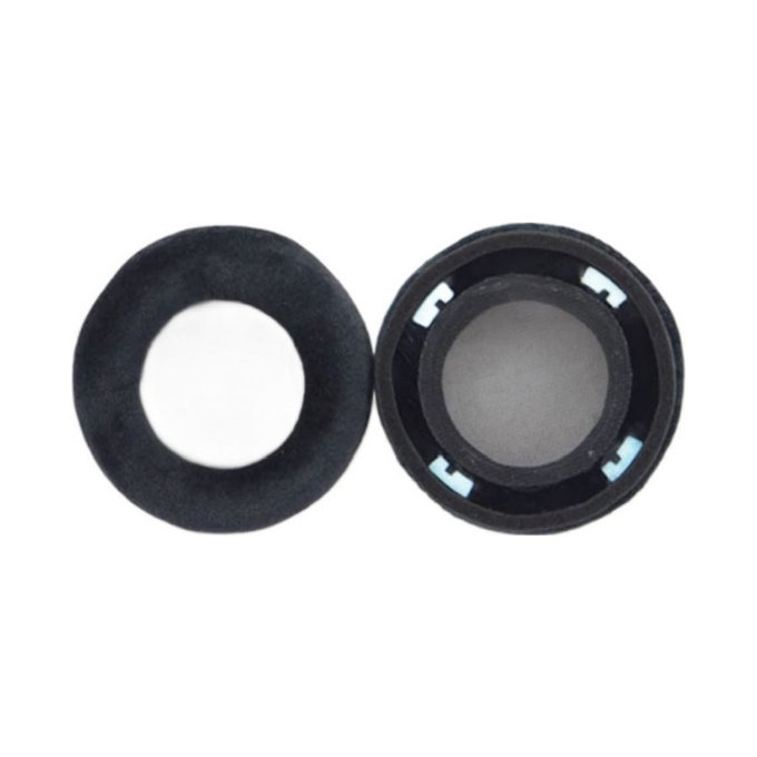 Replacement Ear Pads for AKG K702, Memory foam + Suede, Black, 1 pair