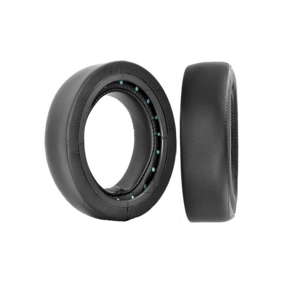 Replacement Ear Pads for Corsair HS50, Memory foam + PU leather, Black, 1 pair