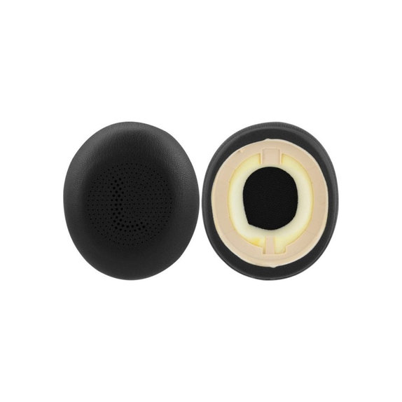 Replacement Ear Pads for Jabra Evolve2 65UC, Elite 45H, Memory foam + PU leather, Black, 1 pair