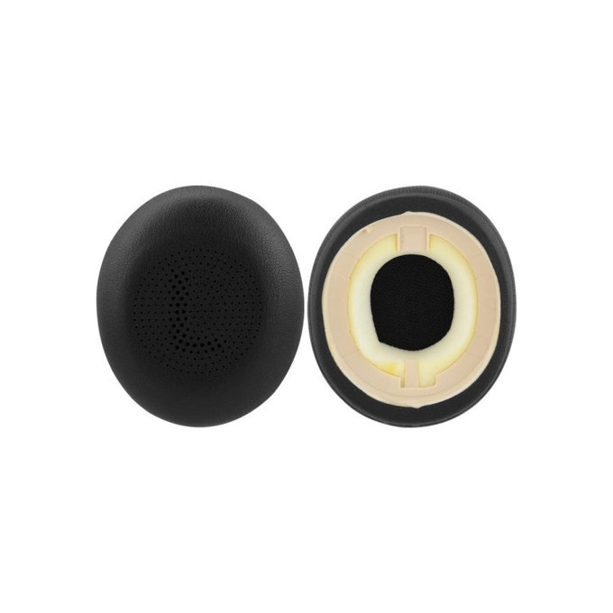 Replacement Ear Pads for Jabra Evolve2 65UC, Elite 45H, Memory foam + PU leather, Black, 1 pair