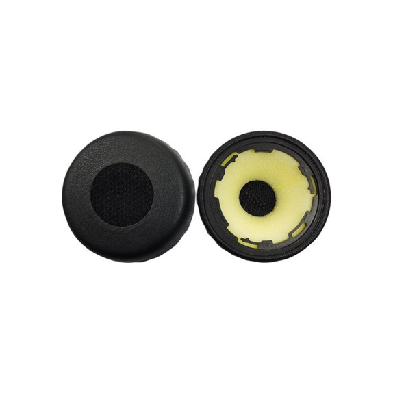 Replacement Ear Pads for Jabra Evolve 75, 75+, UC, MS, Memory foam + PU leather, Black, 1 pair