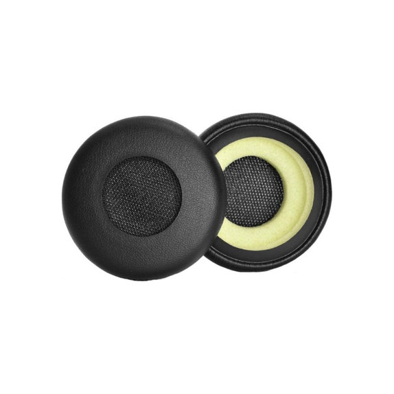 Replacement Ear Pads for Jabra Evolve 20, 30, 40, PU leather, Black, 1 pair