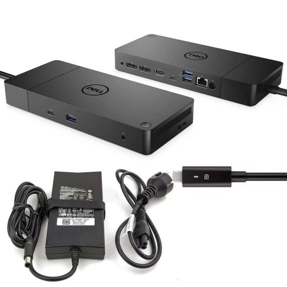 Dell WD19 K20A001 - Docking Station (USB-C) + 130W Adapter Refurbished