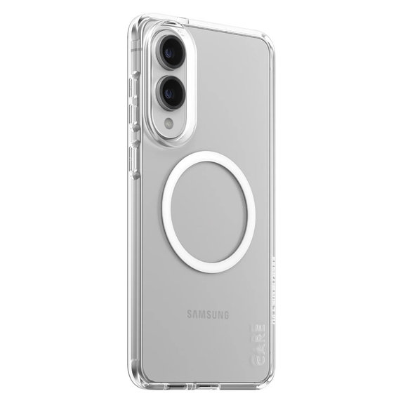 Case Urban Combat with White QI for Samsung Galaxy S25 Edge, Transparent, PanzerGlass
