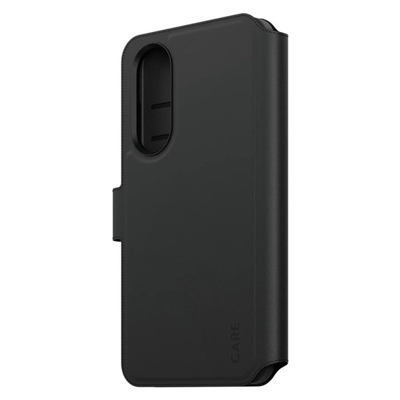Case Wallet Tango Two-In-One with QI for Samsung Galaxy S25 Edge, Black, PanzerGlass