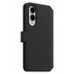 Case Wallet Tango Two-In-One with QI for Samsung Galaxy S25 Edge, Black, PanzerGlass
