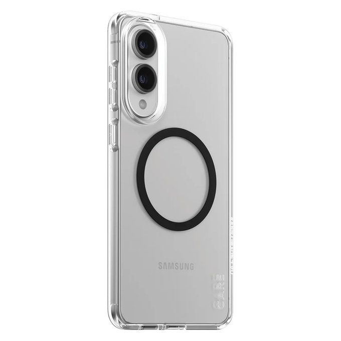 Case Urban Combat with Black QI for Samsung Galaxy S25 Edge, Transparent, PanzerGlass
