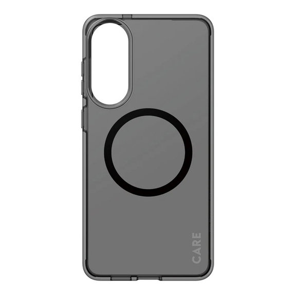 Case Smokey with Black QI for Samsung Galaxy S25 Edge, Black, PanzerGlass