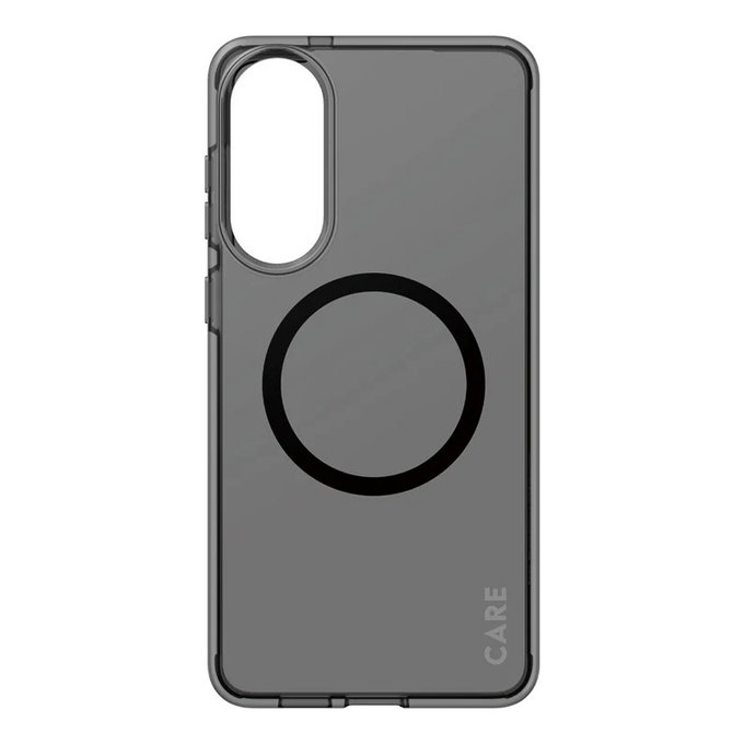 Case Smokey with Black QI for Samsung Galaxy S25 Edge, Black, PanzerGlass