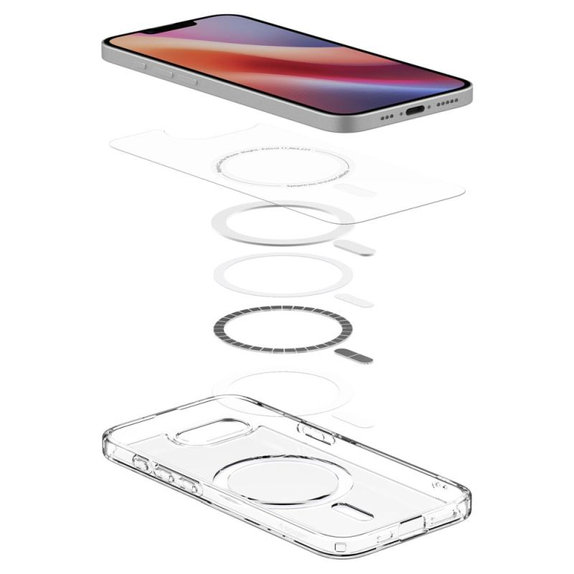 Spigen - Case Ultra Hybrid with MagSafe for iPhone 16e, white