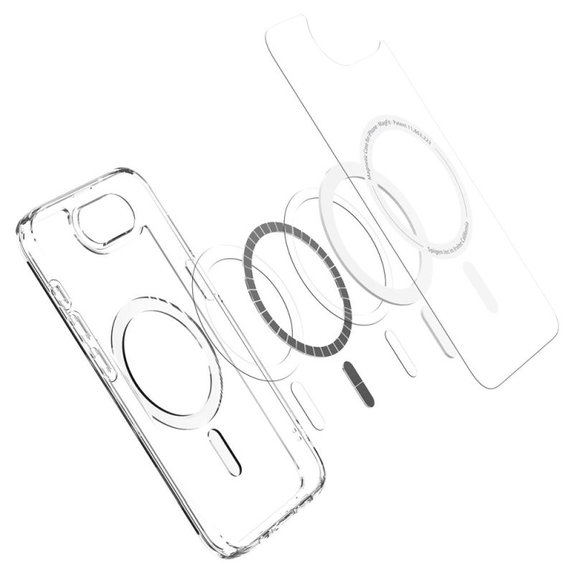 Spigen - Case Ultra Hybrid with MagSafe for iPhone 16e, white