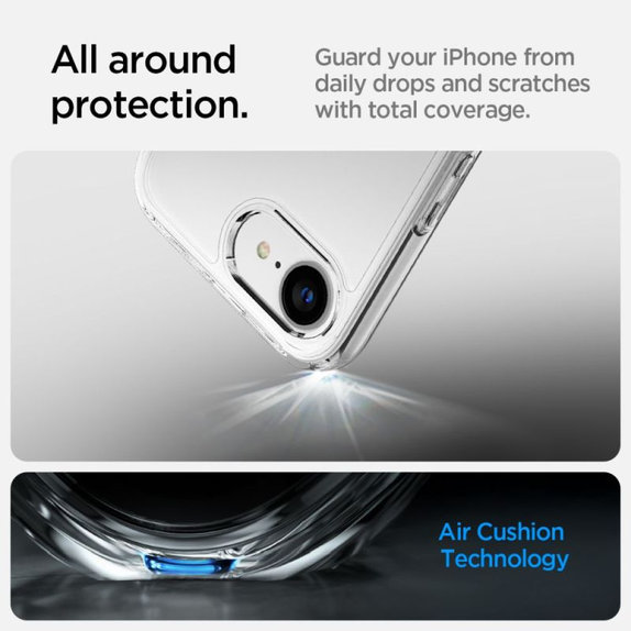 Spigen - Case Ultra Hybrid for iPhone 16e, crystal clear