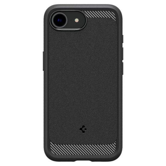 Spigen - Case Rugged Armor with MagSafe for iPhone 16e, Matte Black
