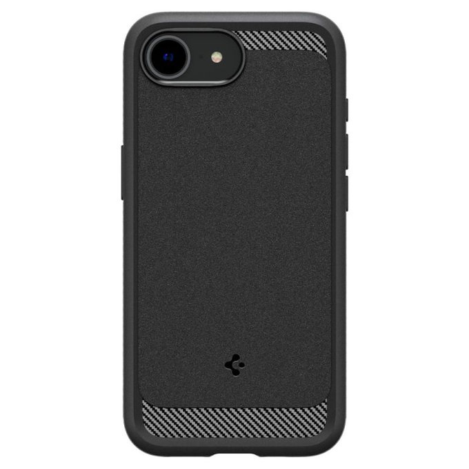 Spigen - Case Rugged Armor with MagSafe for iPhone 16e, Matte Black