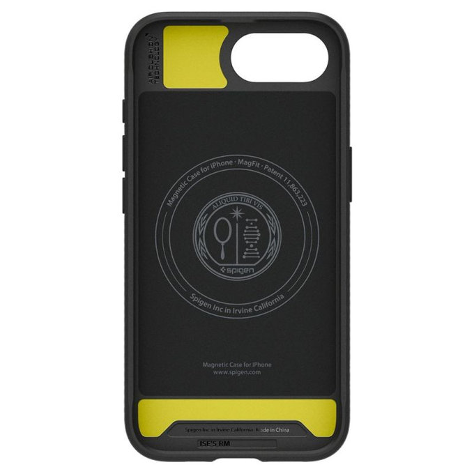 Spigen - Case Rugged Armor with MagSafe for iPhone 16e, Matte Black