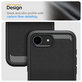 Spigen - Case Rugged Armor with MagSafe for iPhone 16e, Matte Black