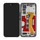 Honor 400 Pro - LCD Display + Touch Screen + Frame (Midnight Black) - 0235APFA Genuine Service Pack