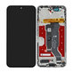 Honor 400 - LCD Display + Touch Screen + Frame (Meteor Silver) - 0235APNS Genuine Service Pack