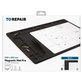 SBS - Magnetic Pro Pad for Screws and Small Parts 4in1, Black