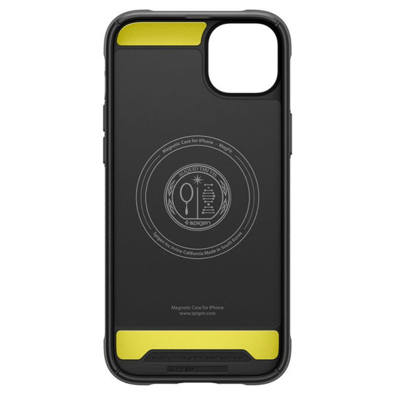 Spigen - Case Rugged Armor with MagSafe for iPhone 14, Matte Black