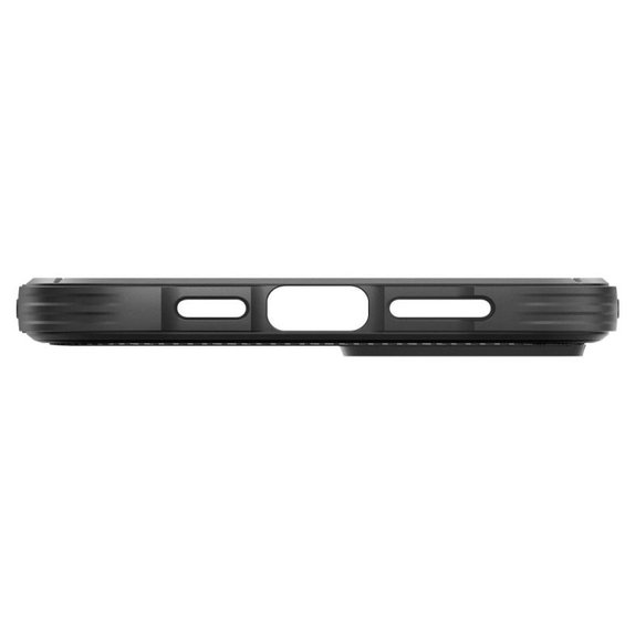 Spigen - Case Rugged Armor with MagSafe for iPhone 14, Matte Black