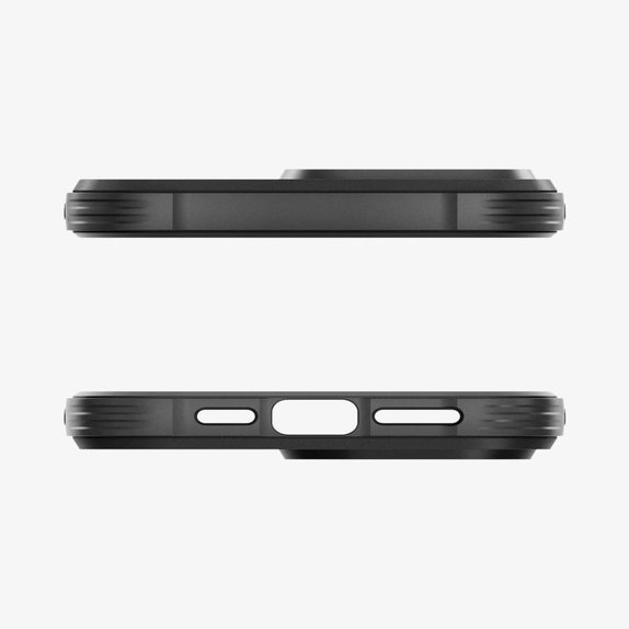 Spigen - Case Rugged Armor with MagSafe for iPhone 15 Pro Max, Matte Black