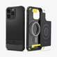 Spigen - Case Rugged Armor with MagSafe for iPhone 15 Pro, Matte Black