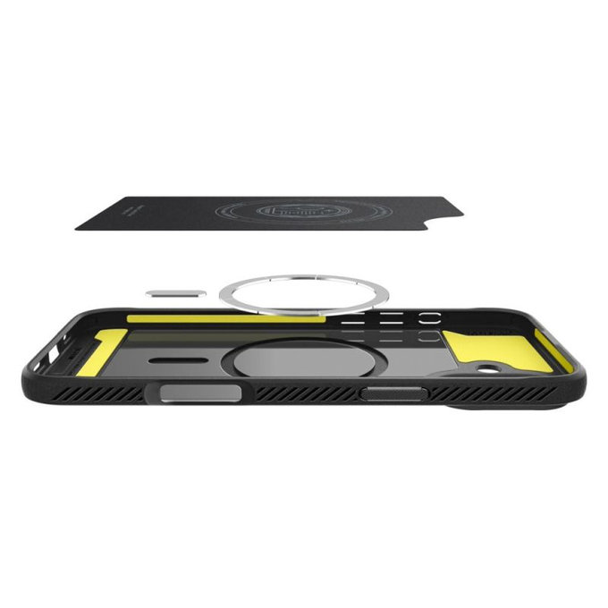Spigen - Case Rugged Armor with MagSafe for iPhone 16, Matte Black