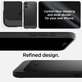 Spigen - Case Rugged Armor with MagSafe for iPhone 16, Matte Black